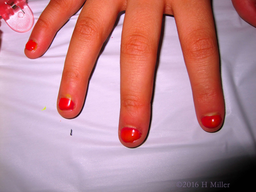 Pink And Orange Mini Mani Pink And Orange Mini Mani