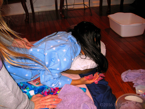 Relaxing During A Kids Massage Relaxing During A Kids Massage