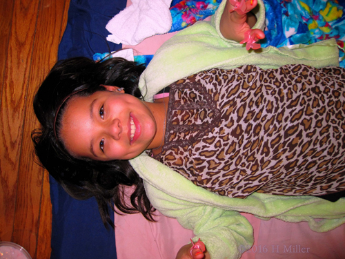 She's Happy For Her Kids Facial! She's Happy For Her Kids Facial!