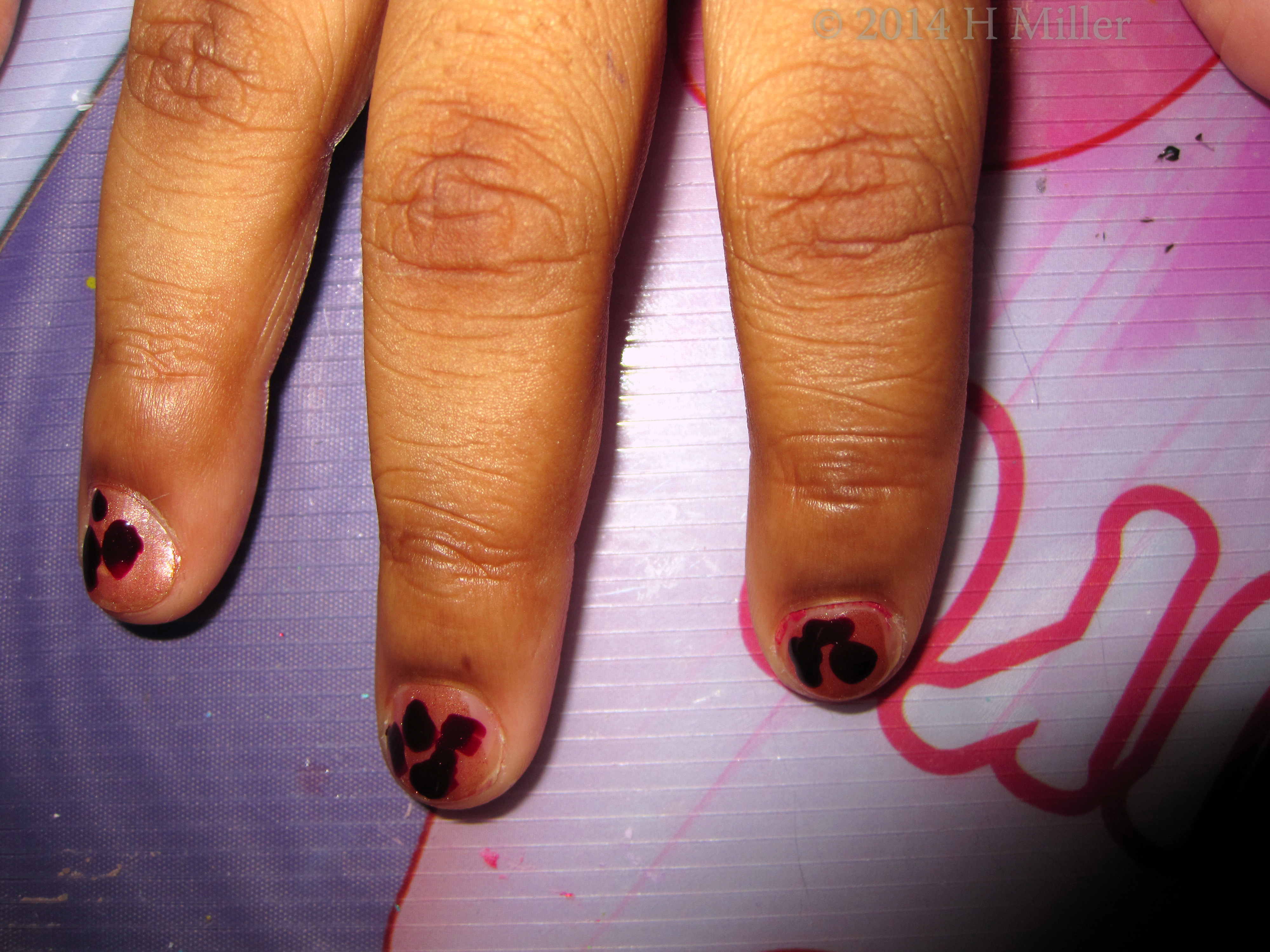 Crazy Leopard Spots Nail Art! Crazy Leopard Spots Nail Art!