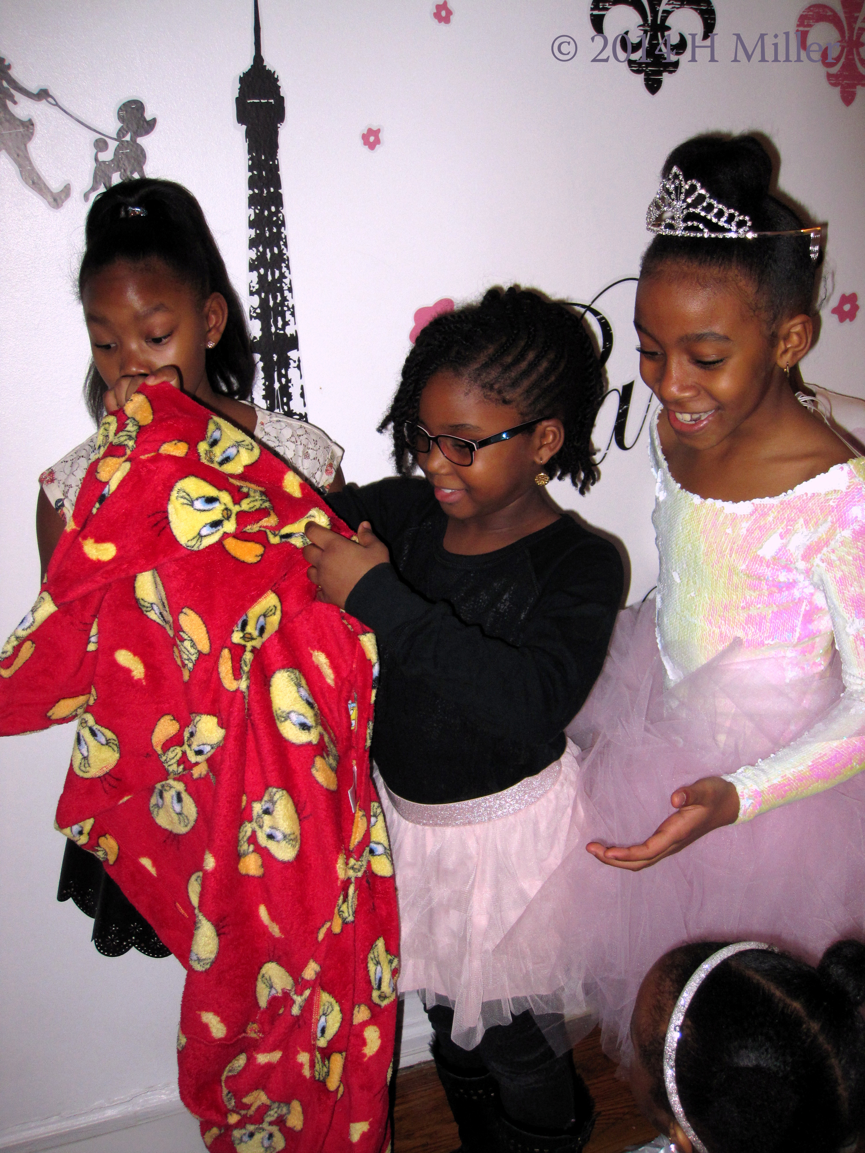 Putting On The Spa Robes. Putting On The Spa Robes.