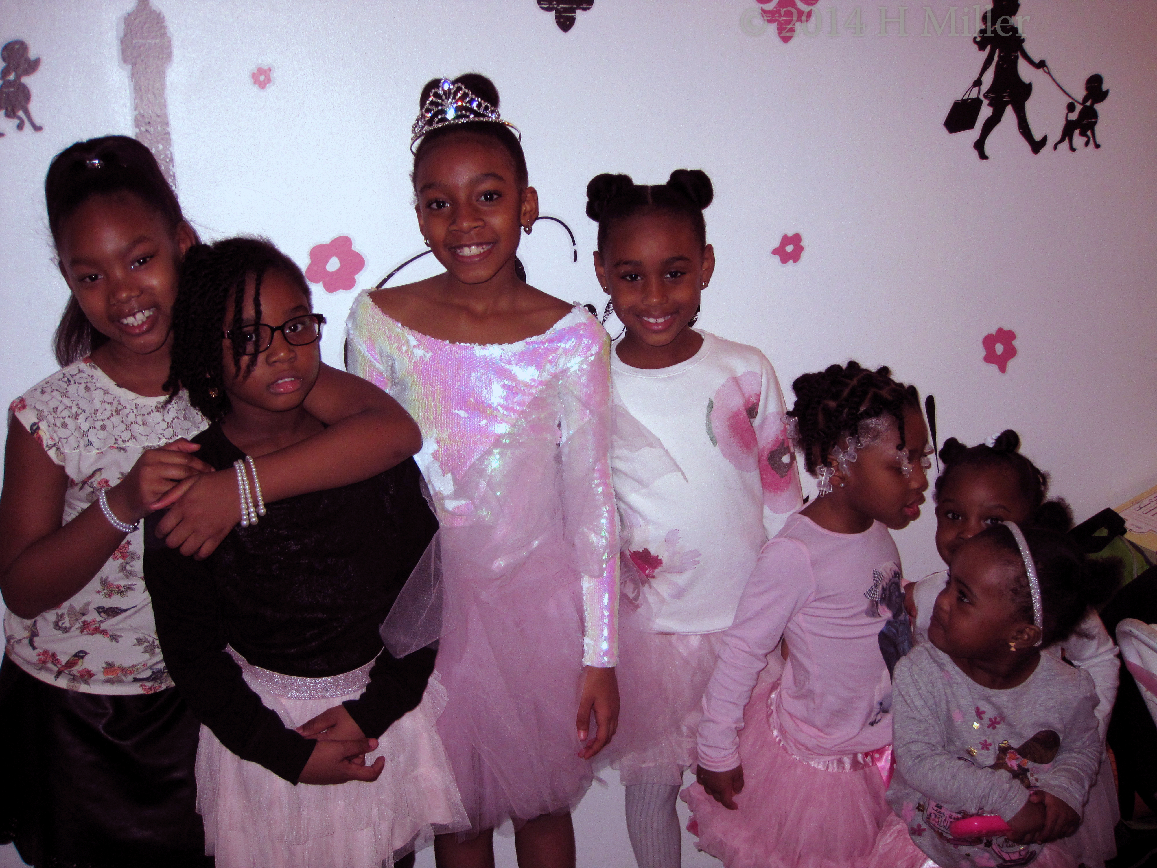 The Birthday Girl And Guests. The Birthday Girl And Guests.