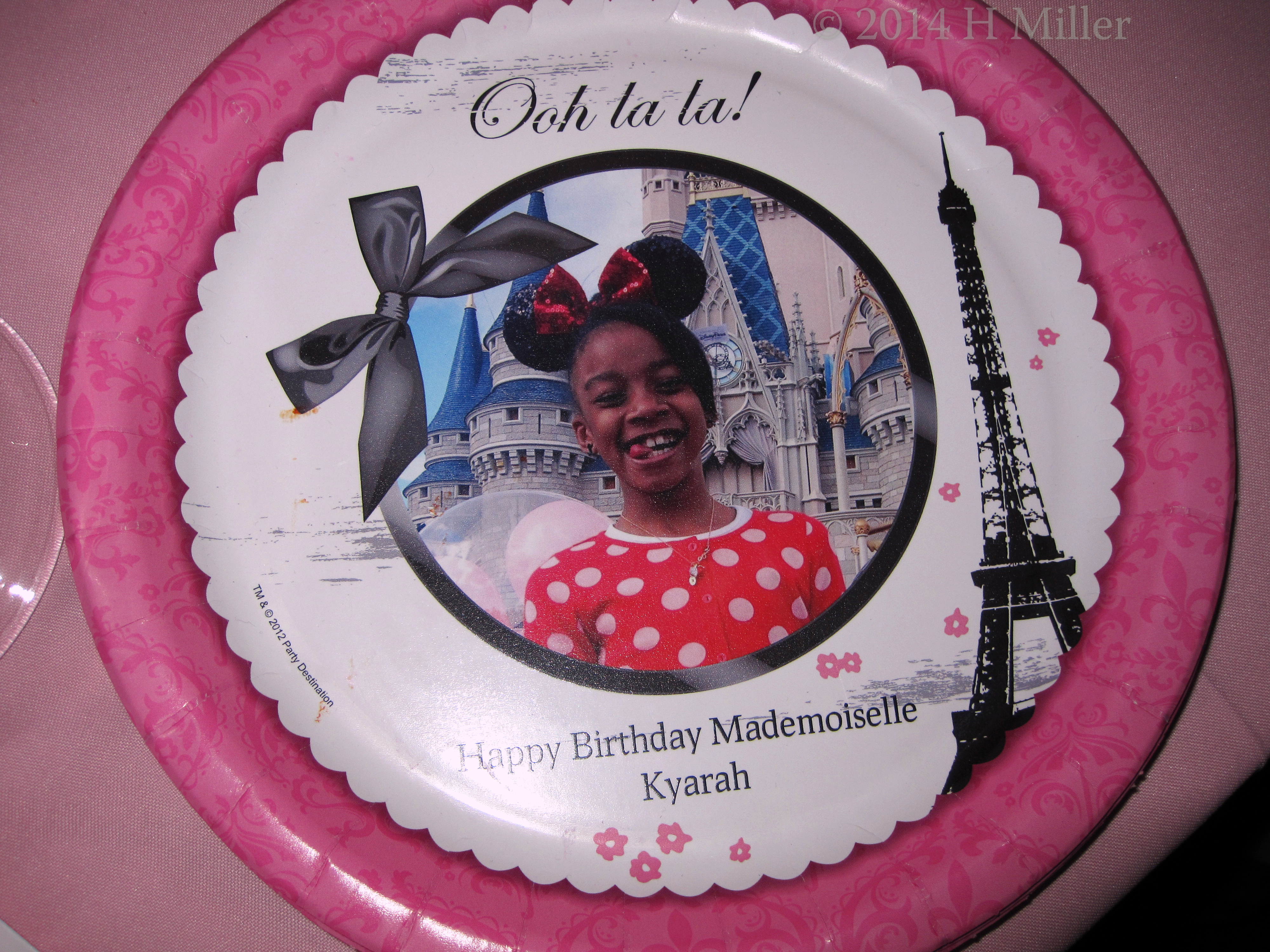 Spa Party Paper Plates. Spa Party Paper Plates.