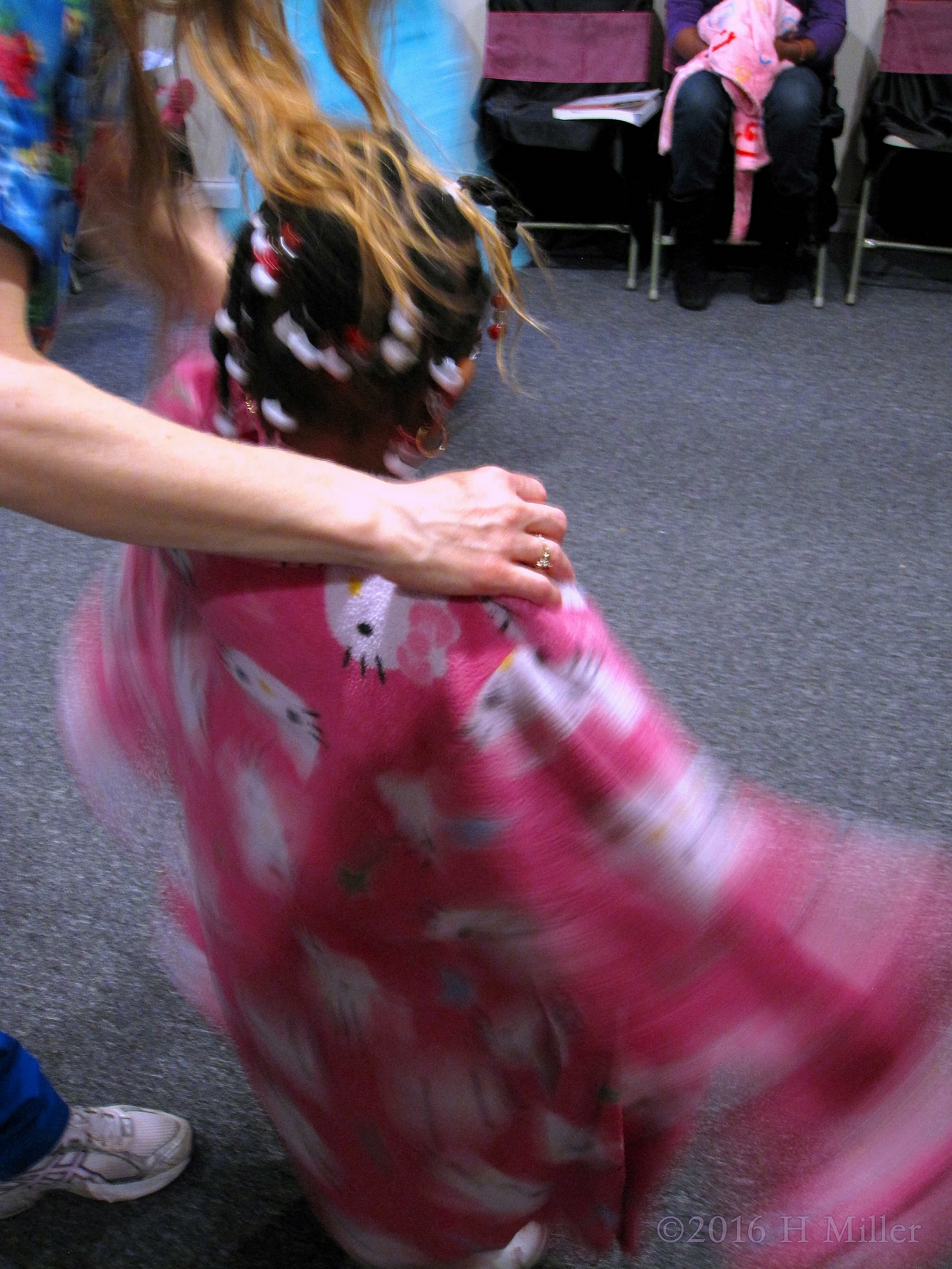 Putting On Her Spa Robe Putting On Her Spa Robe