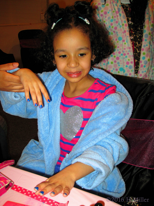 Getting Her Mini Mani Getting Her Mini Mani