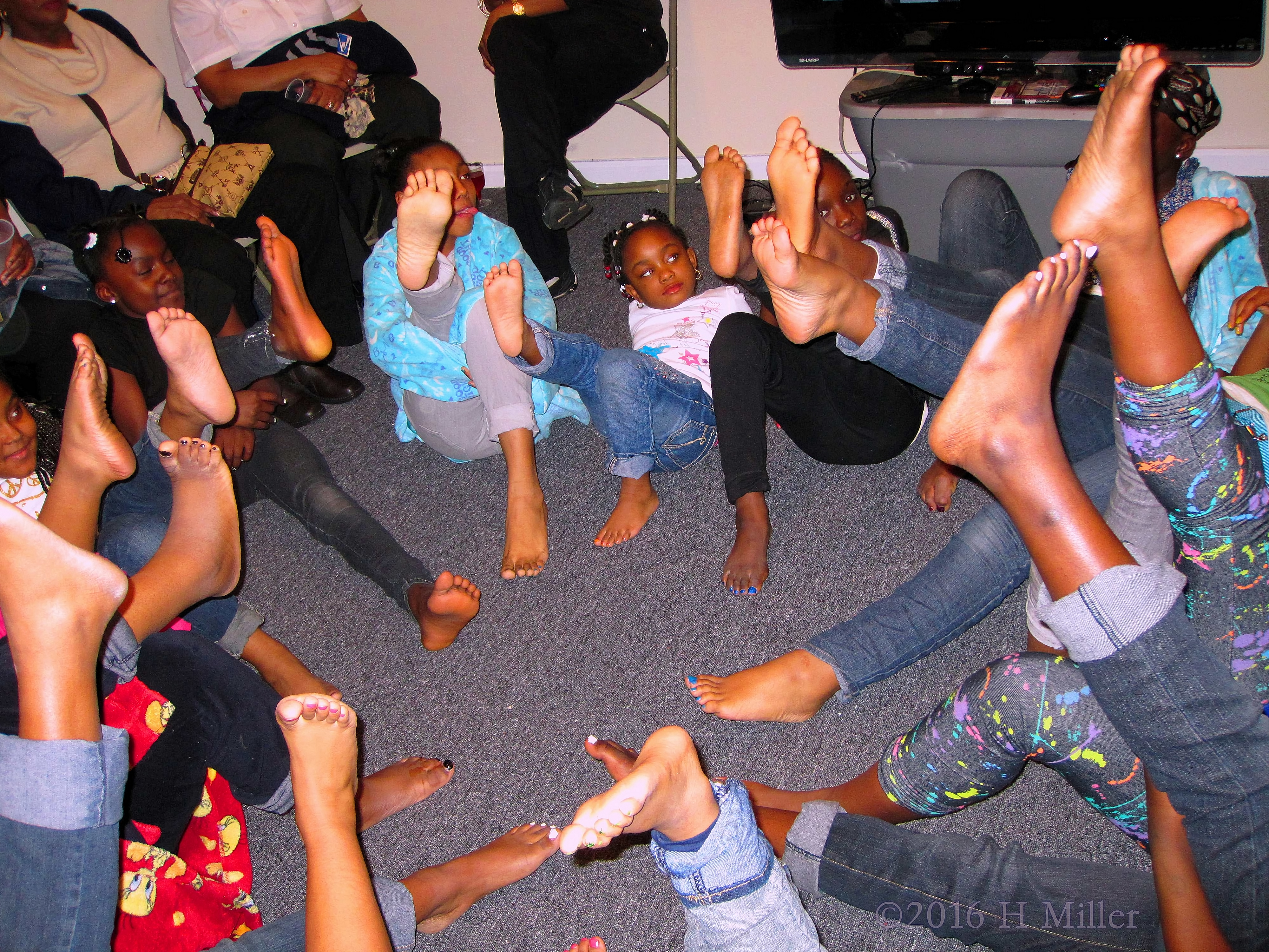 Acting Silly After Pedicures! Acting Silly After Pedicures!