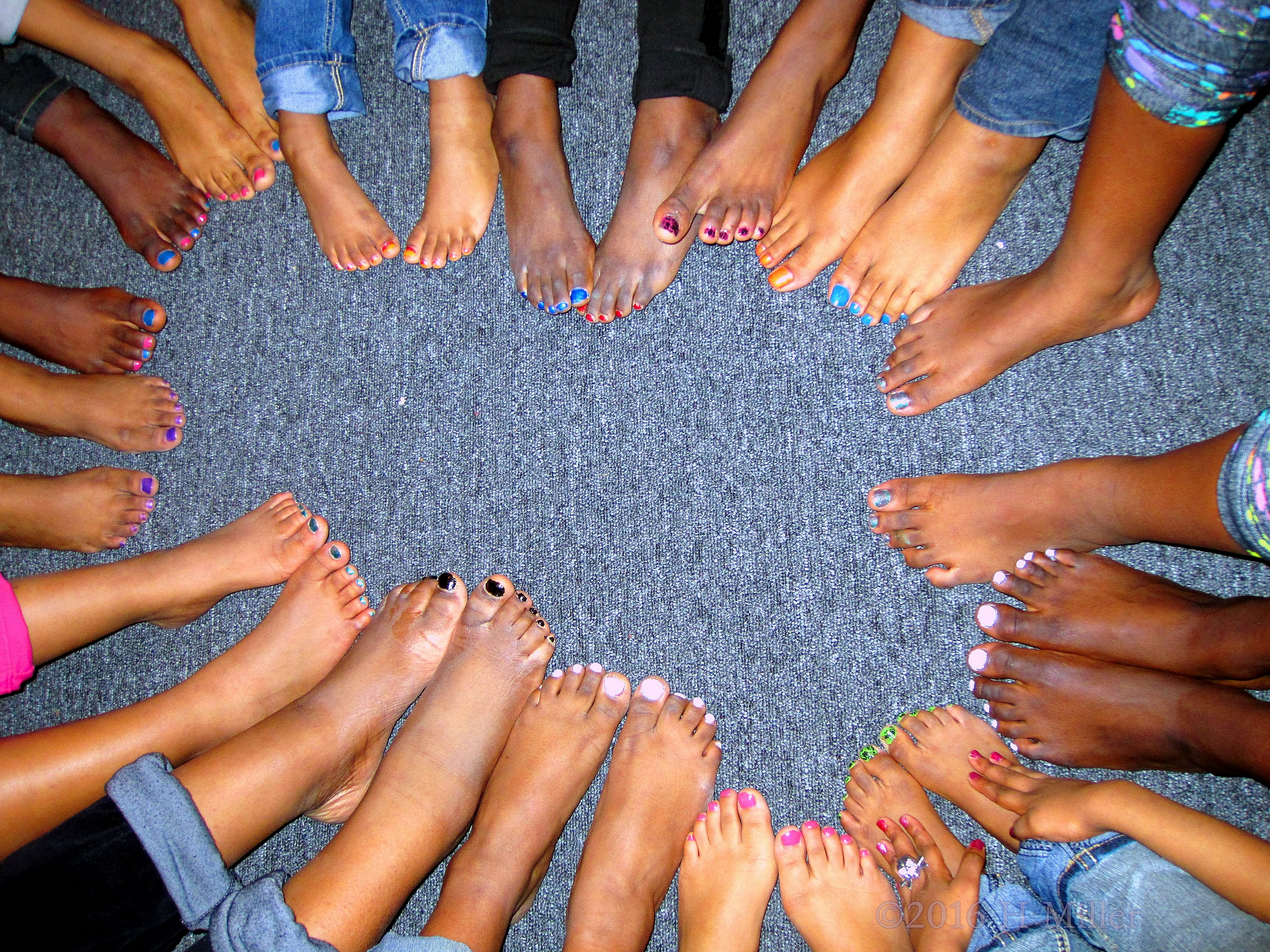 Awesome Pedicures Girls! 