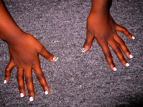 Cool Zebra Mini Mani Cool Zebra Mini Mani