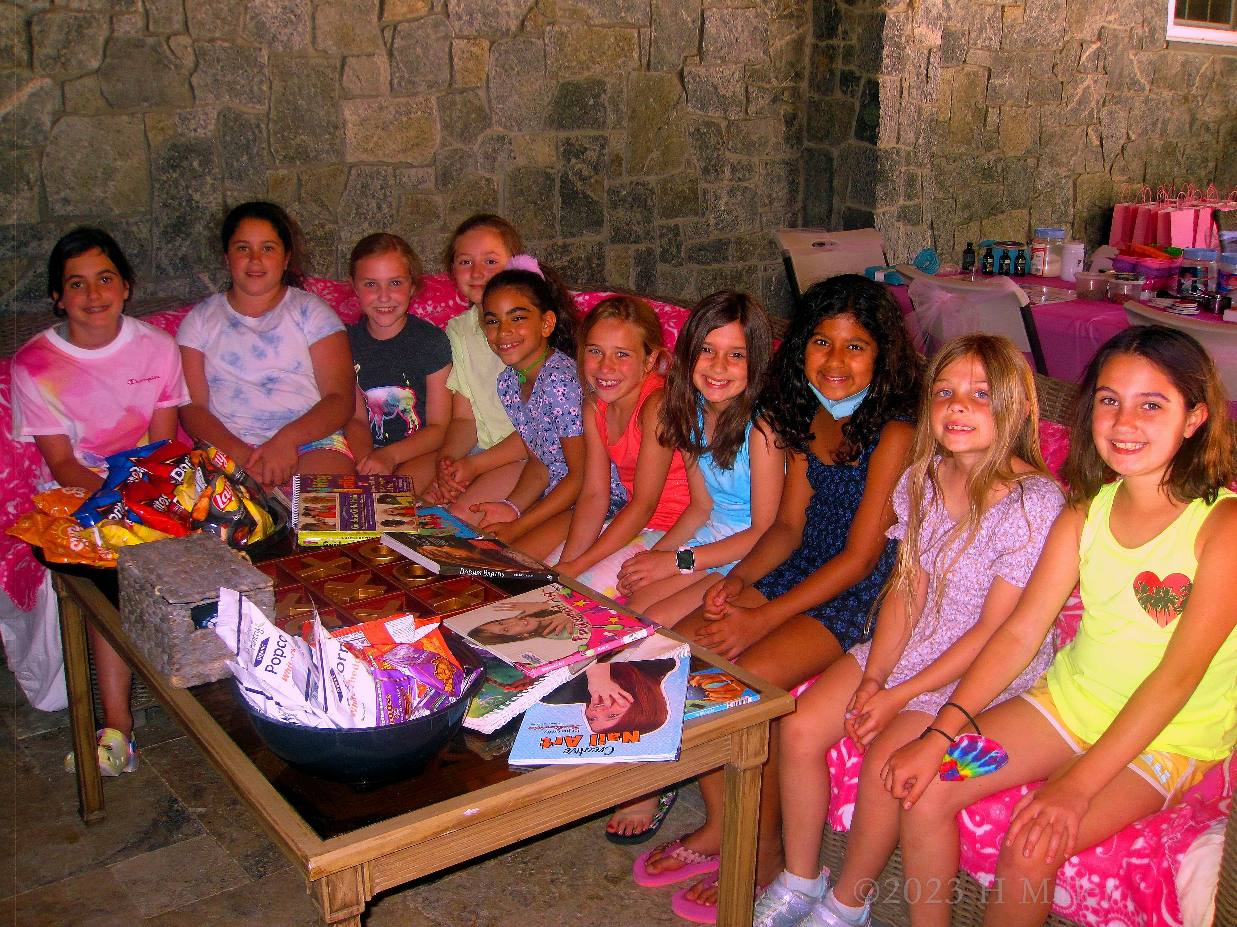 Laura's 9th Kids Spa Birthday Party Laura's 9th Kids Spa Birthday Party