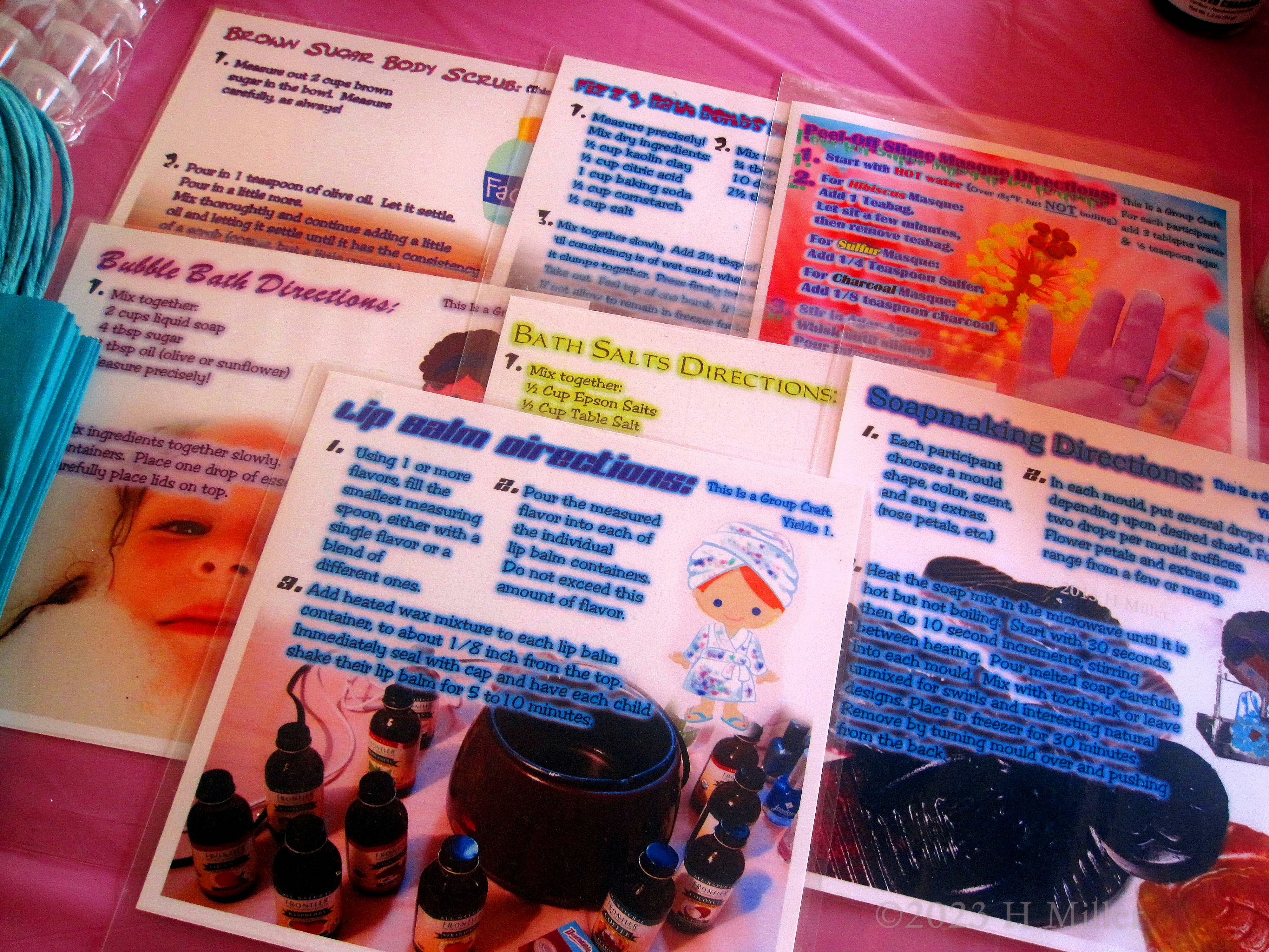 Laura's 9th Kids Spa Birthday Party Laura's 9th Kids Spa Birthday Party