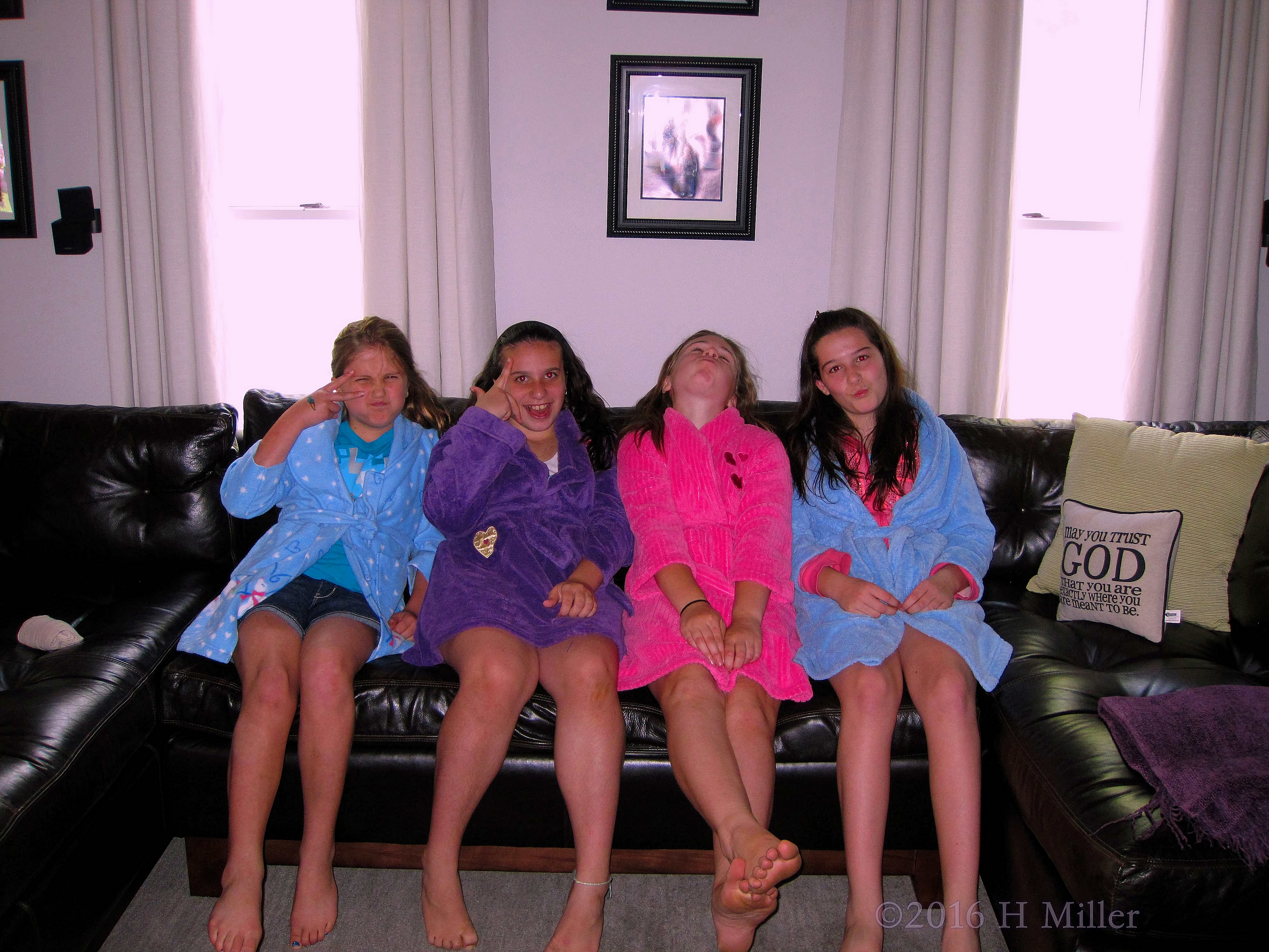 Silly Faces In Spa Robes Silly Faces In Spa Robes