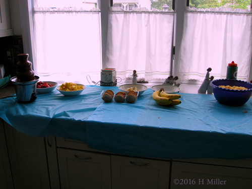 Snack Table For The Spa Part