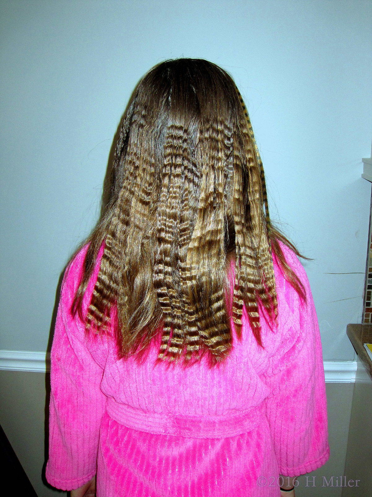 Cute Crimped Hairstyle 