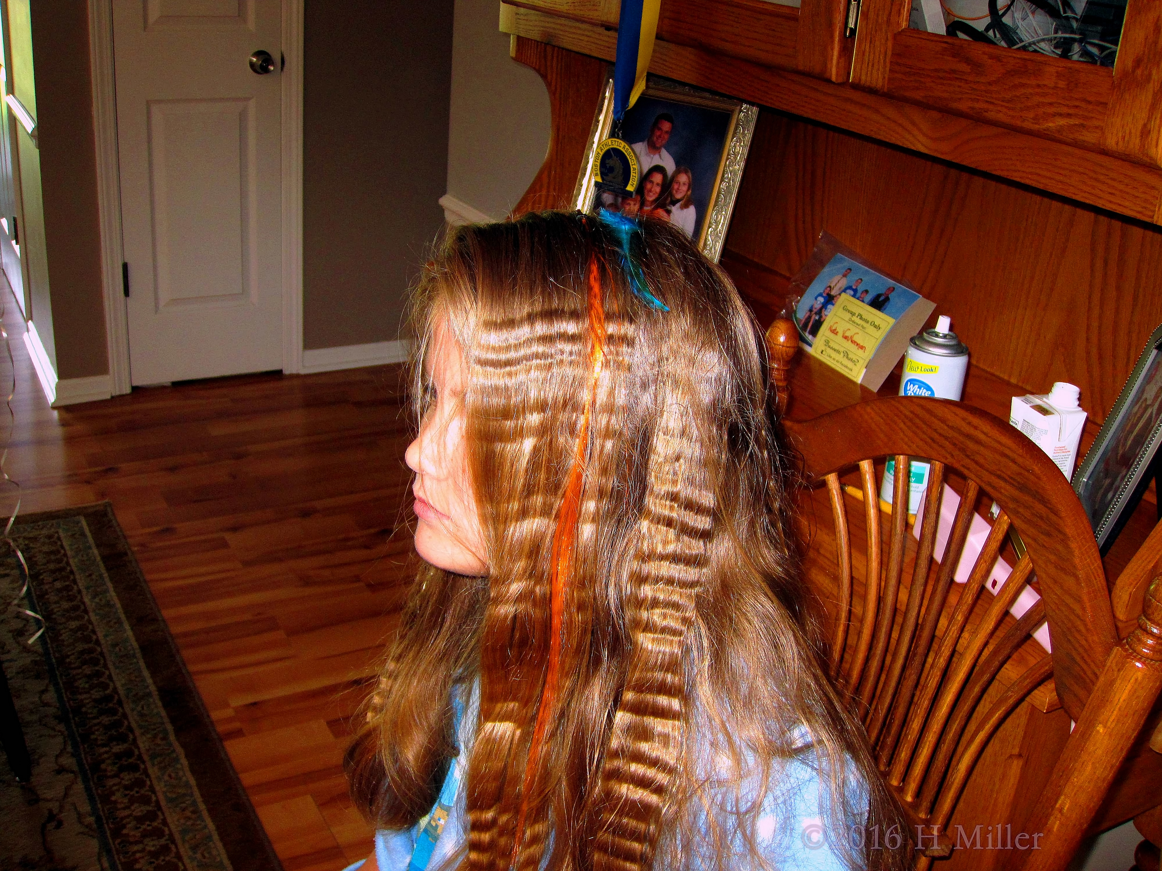 Orange And Blue Hair Extensions Look Great! Orange And Blue Hair Extensions Look Great!