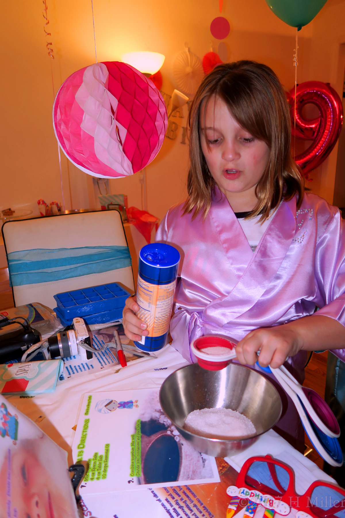Preparing Ingredients For Their Kids Craft Activities! 