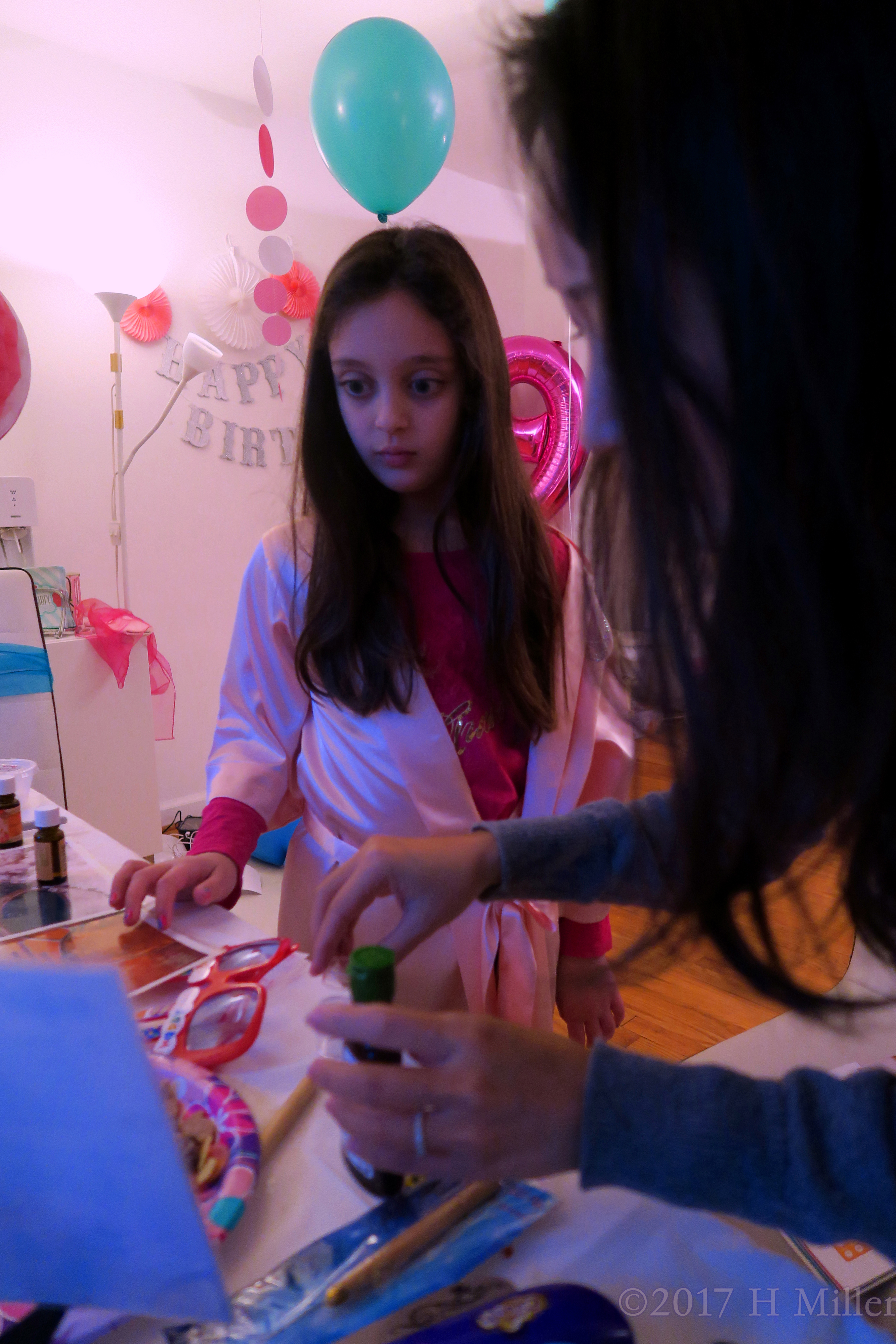 The Girls Started Crafting At The Kids Crafts Area! The Girls Started Crafting At The Kids Crafts Area!