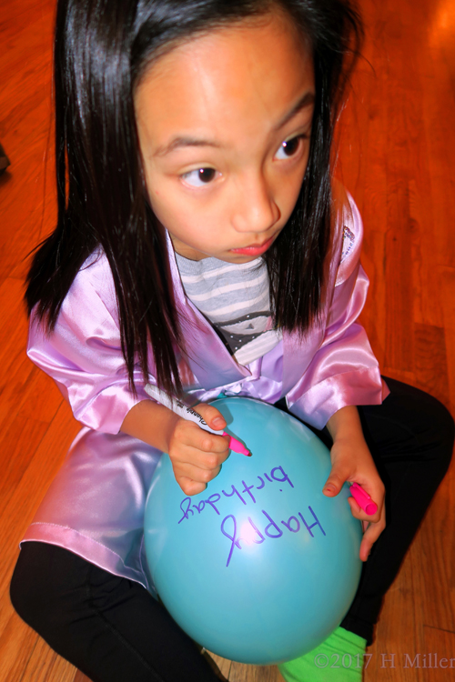 While Making A Happy Birthday Balloon Craft! While Making A Happy Birthday Balloon Craft!