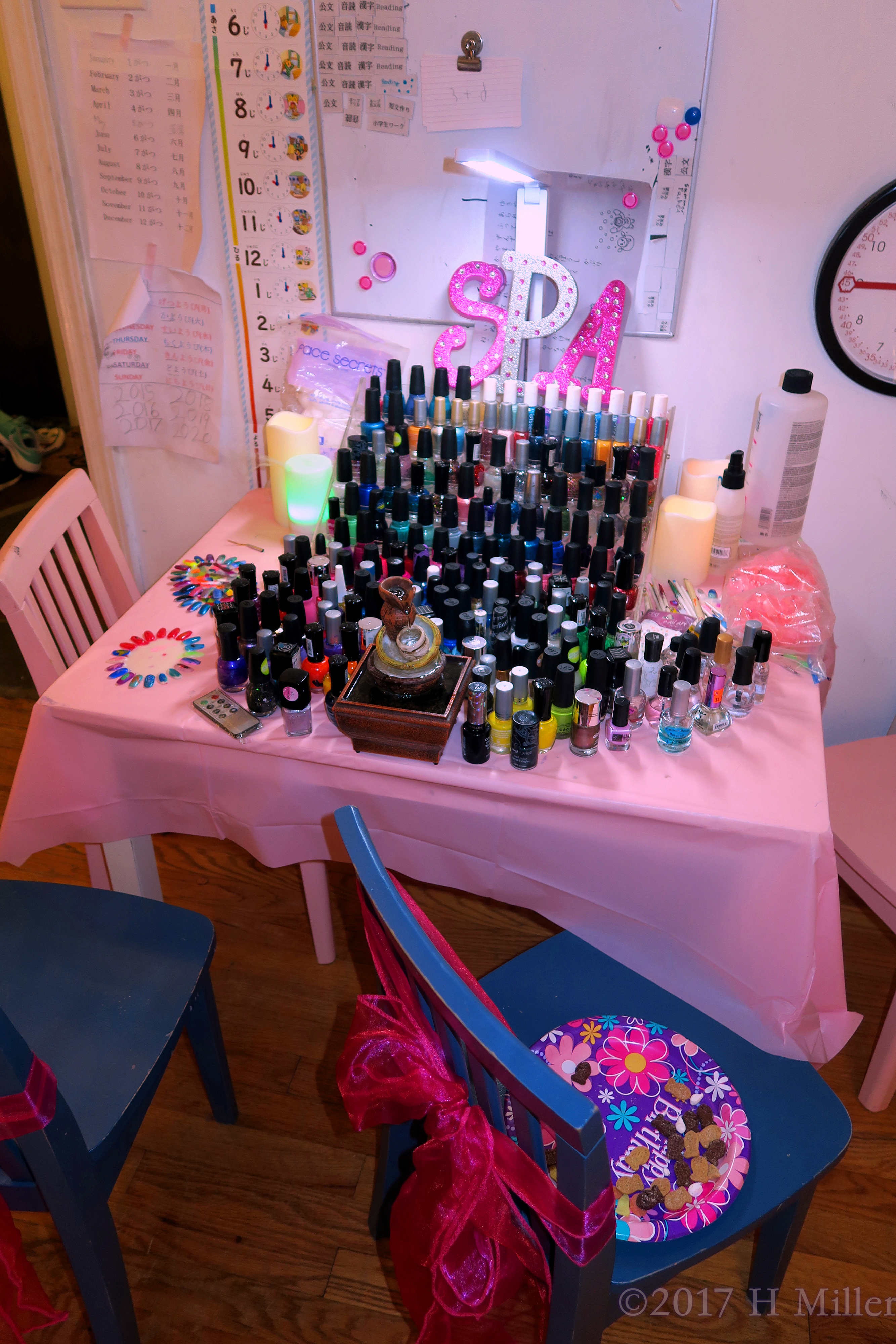 An Amazing Arrangement Of Various Nail Colors And Artificial Nails For Kids Mani. 