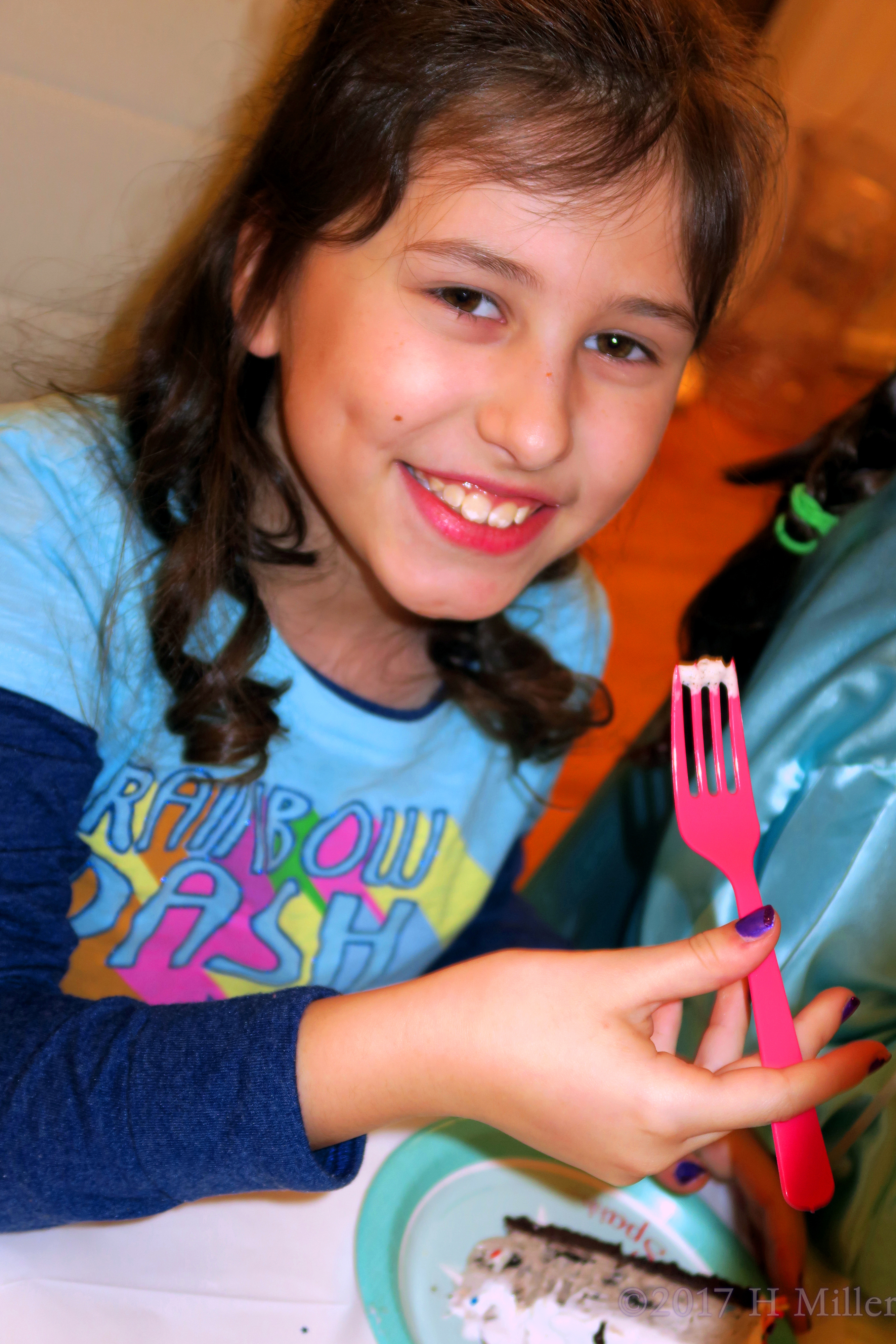 Delighted To Taste The Yummy Birthday Cake. Delighted To Taste The Yummy Birthday Cake.