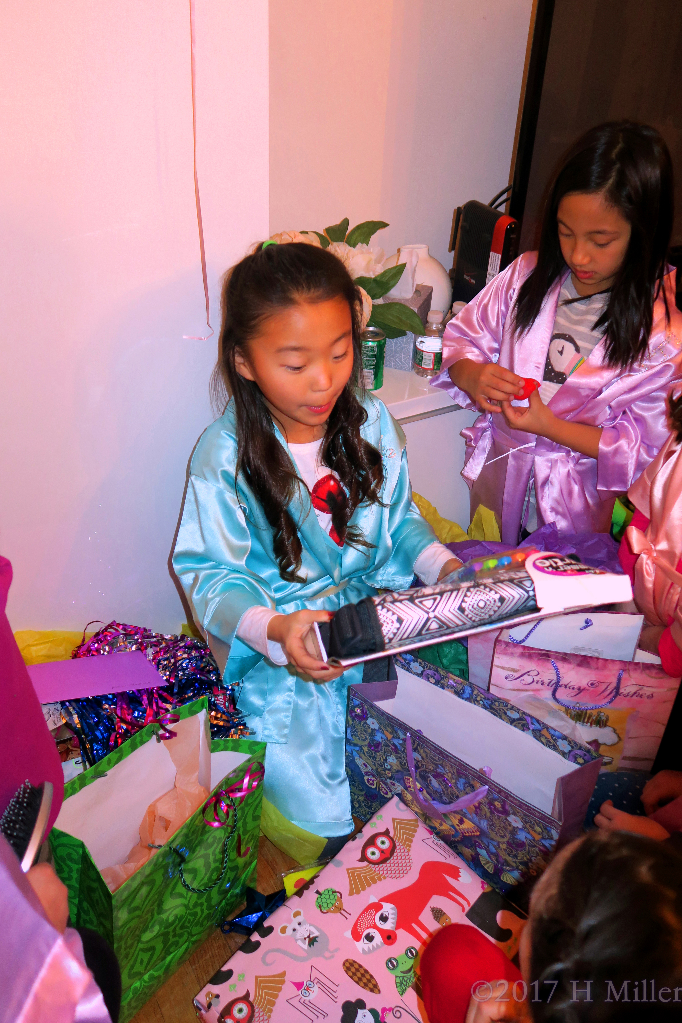 Gift Opening Session Is Definitely The Best Part Of The Birthday Party. Gift Opening Session Is Definitely The Best Part Of The Birthday Party.