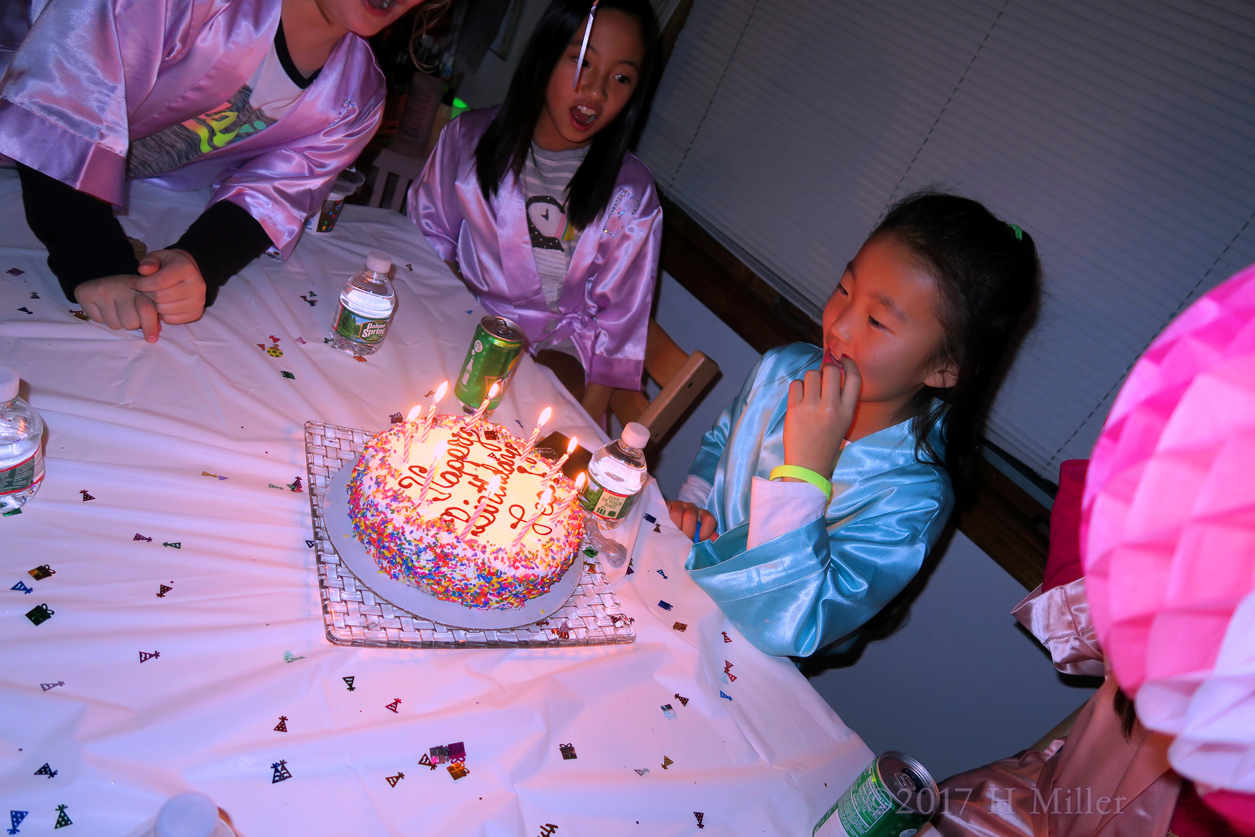 Lighting Candles Fixed Over The Cake, Time To Blow Them Out! Lighting Candles Fixed Over The Cake, Time To Blow Them Out!