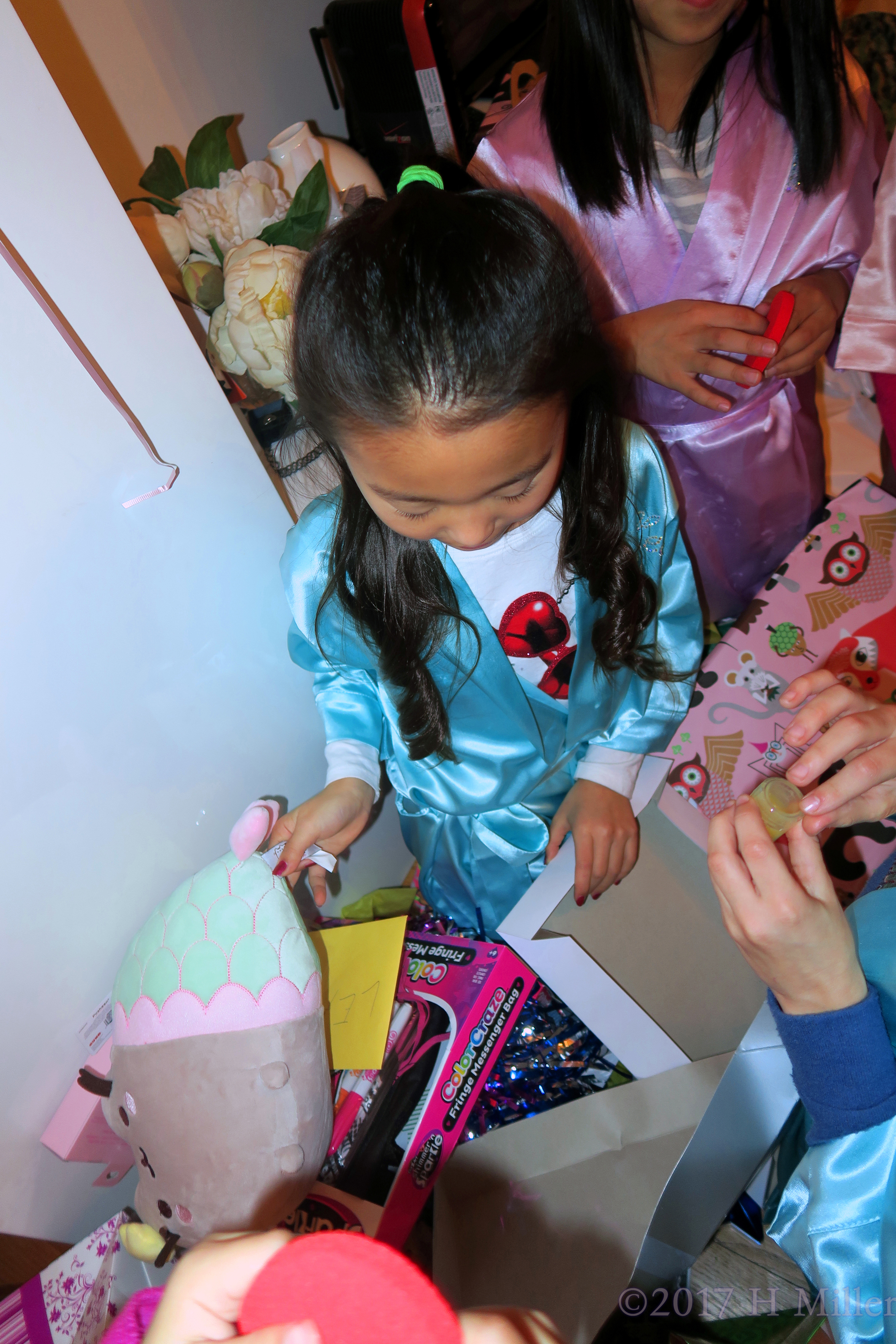 So Many Gifts Make Lea Even More Happy. So Many Gifts Make Lea Even More Happy.