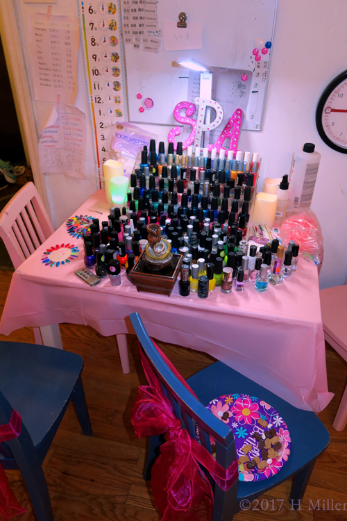 An Amazing Arrangement Of Various Nail Colors And Artificial Nails For Kids Mani.