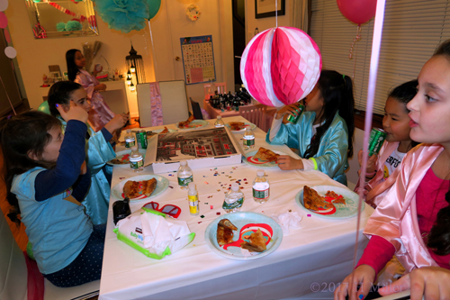 Enjoying Kids Favourite Delicacy, Yummy Pizza. Enjoying Kids Favourite Delicacy, Yummy Pizza.