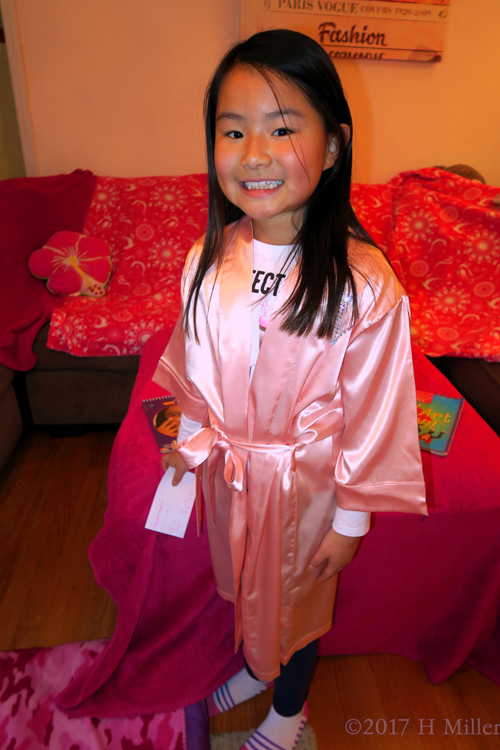 Smiling Girl Captured From The Kids Spa Party.