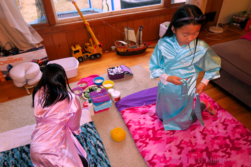 They Are About To Begin With The Girls Facial Activity! They Are About To Begin With The Girls Facial Activity!