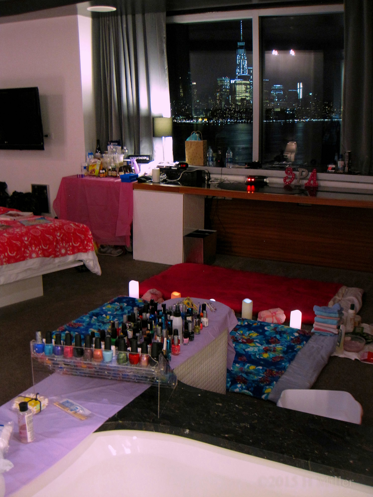 Kids Hotel Spa Party In New Jersey With View Of NYC!! 