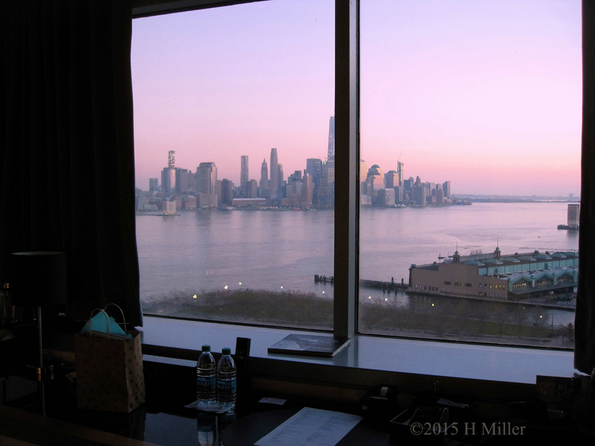 NYC Skyline From Hotel Suite.