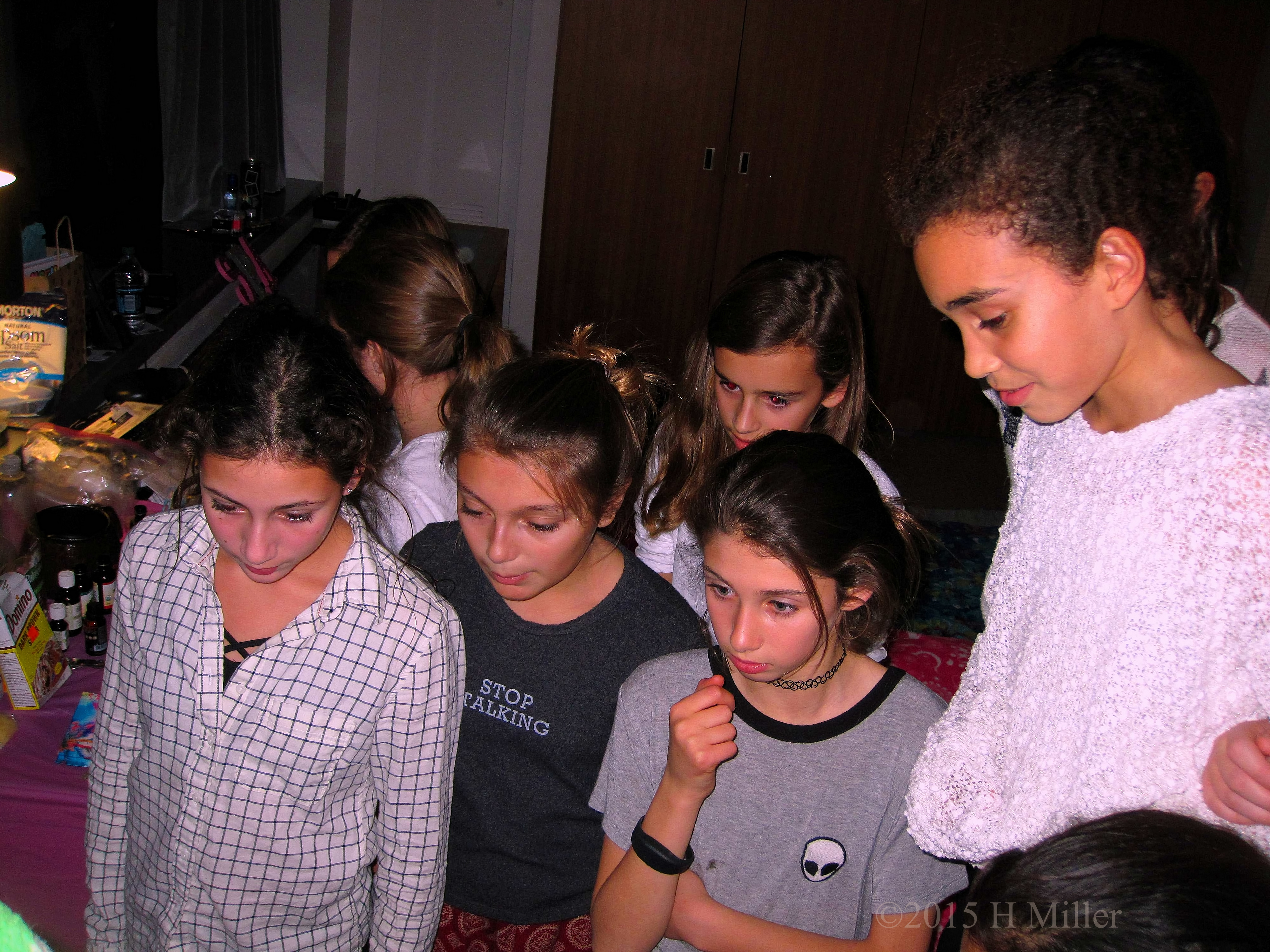 The Birthday Girl And Guests. The Birthday Girl And Guests.