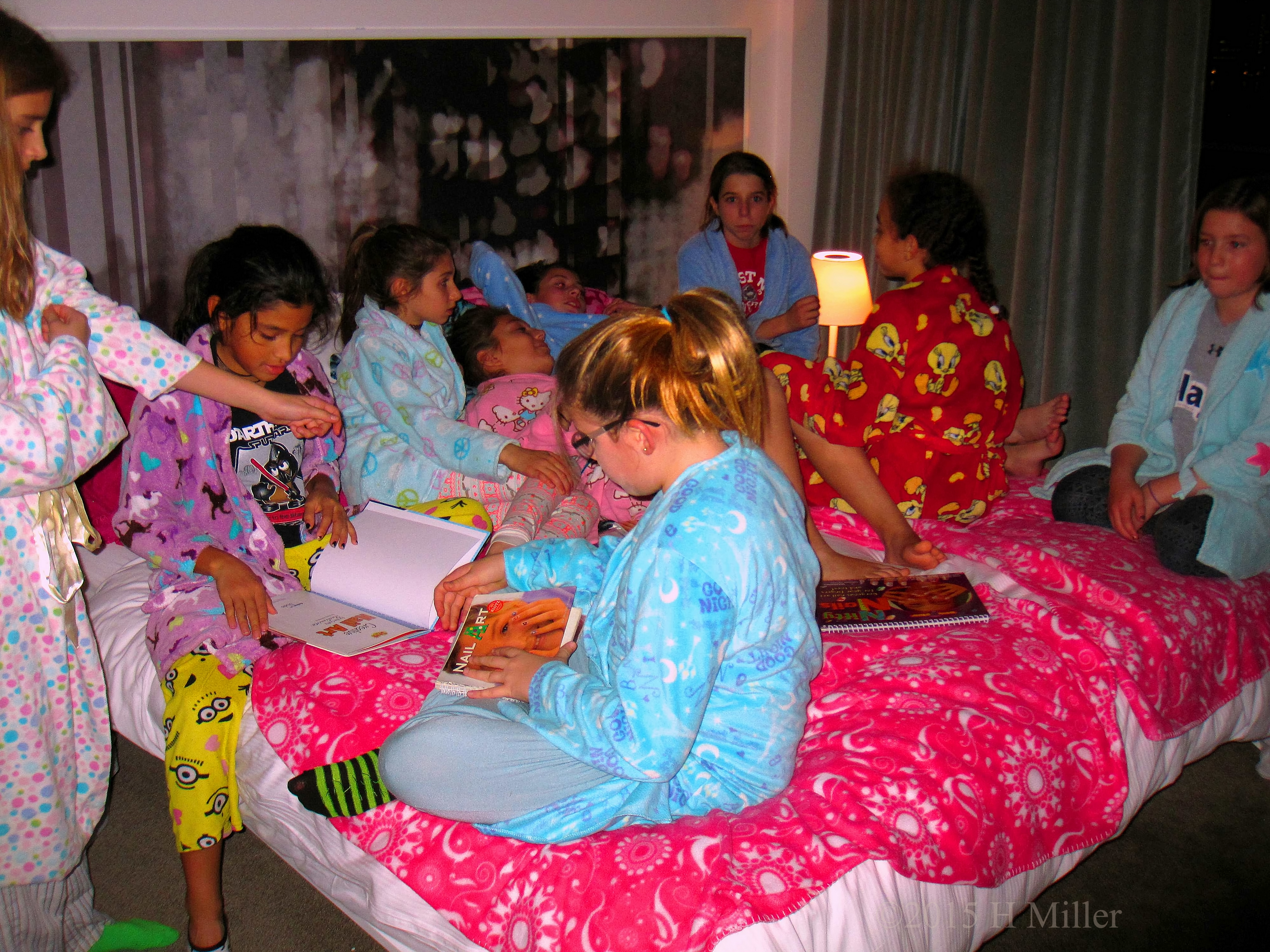 The Girls Flipping Thru Kids Nail Art Books, Trying To Decide. The Girls Flipping Thru Kids Nail Art Books, Trying To Decide.