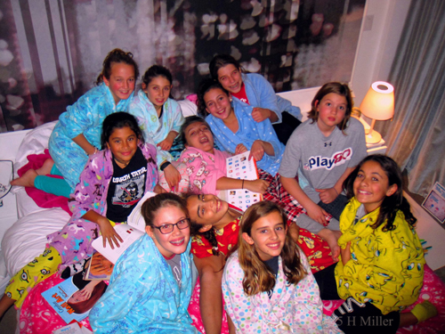 Group Pic Of Leah's 12th Spa Birthday From Way Up High! Group Pic Of Leah's 12th Spa Birthday From Way Up High!