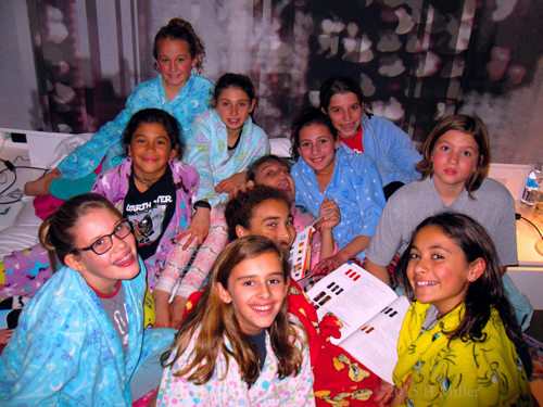 Smile! A Nice Group Photo For Leah's Hotel Girls Spa Party! Smile! A Nice Group Photo For Leah's Hotel Girls Spa Party!