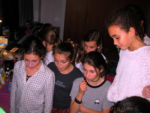 The Birthday Girl And Guests. The Birthday Girl And Guests.