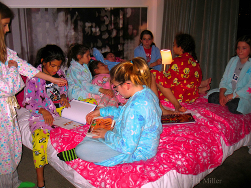 The Girls Flipping Thru Kids Nail Art Books, Trying To Decide. The Girls Flipping Thru Kids Nail Art Books, Trying To Decide.