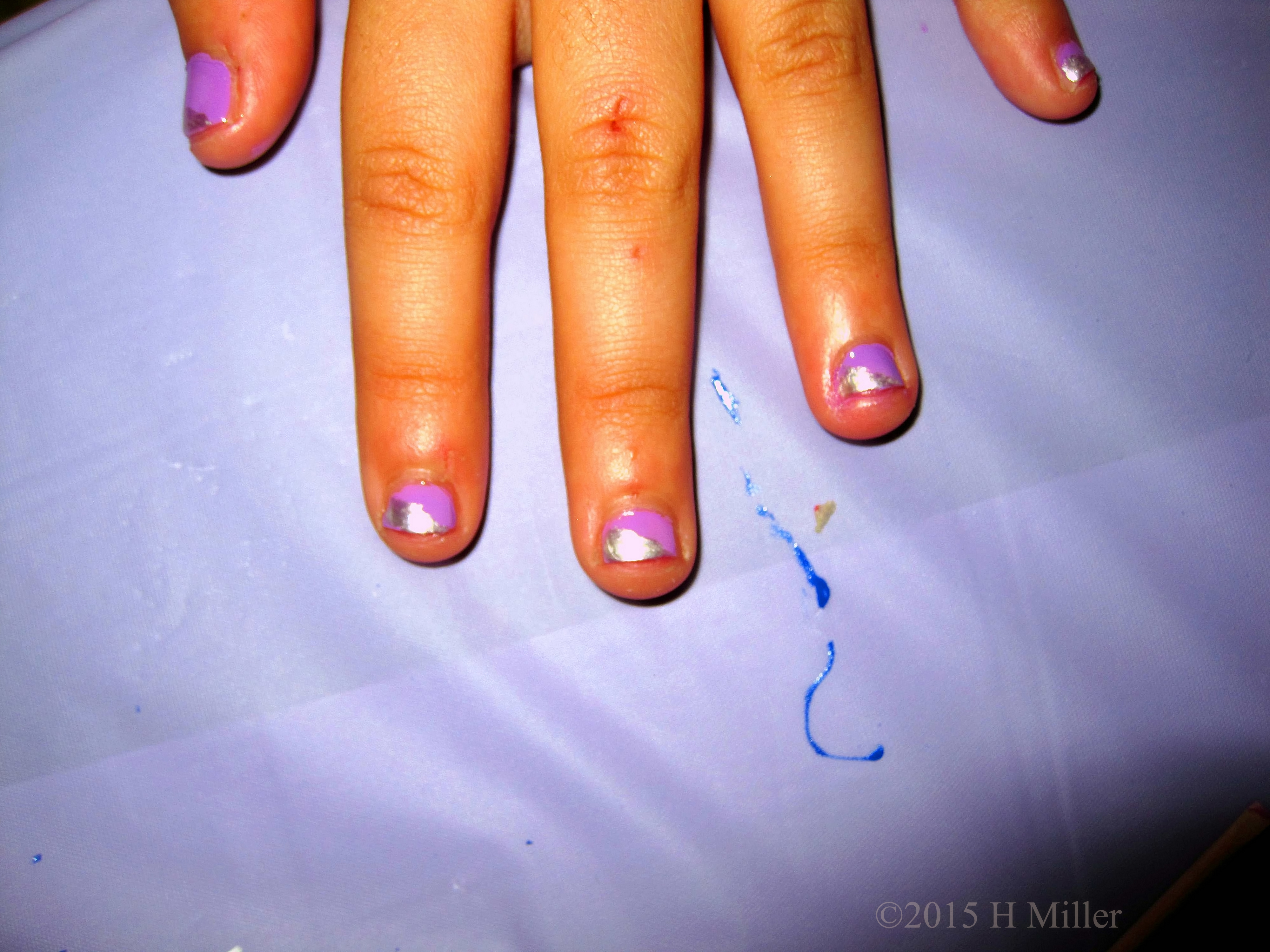 SILVERY!!!!!!!!!!!!!!!! Kids Nail Art SILVERY!!!!!!!!!!!!!!!! Kids Nail Art