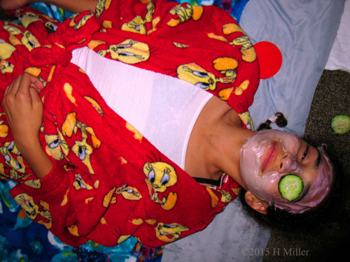 Kids Facial With Cukes. Well, One Cuke At Least Kids Facial With Cukes. Well, One Cuke At Least