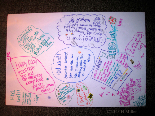 Leah's 12th Spa Birthday Card. Leah's 12th Spa Birthday Card.