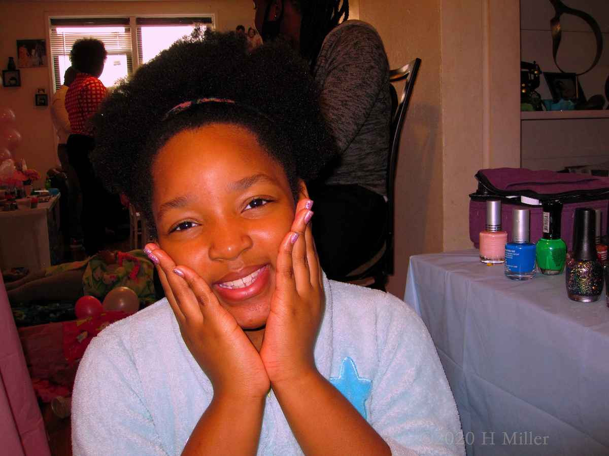 Lilah's 9th Kids Spa Birthday Party At Home Gallery 1
