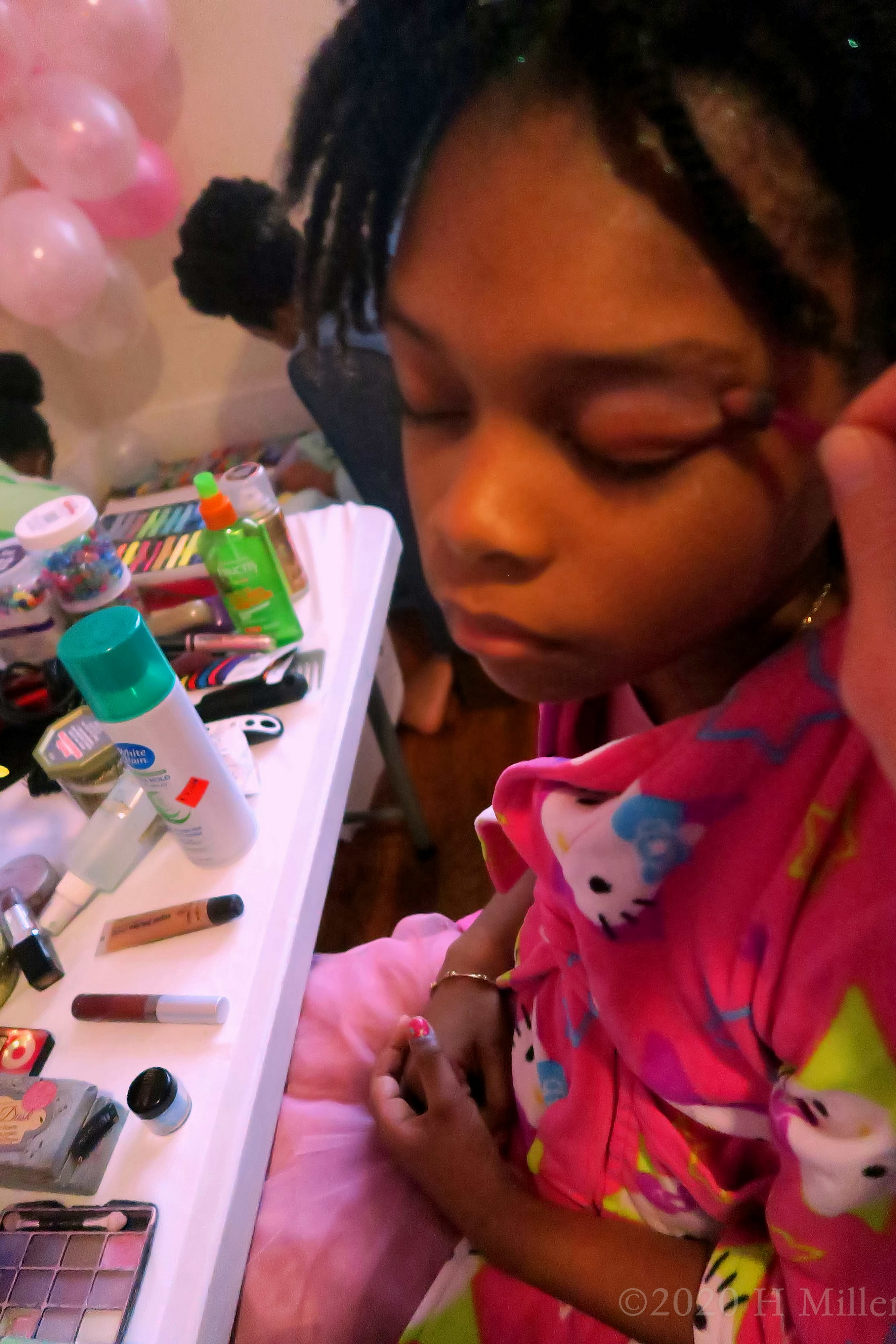 Lilah's 9th Kids Spa Birthday Party At Home Gallery 1 