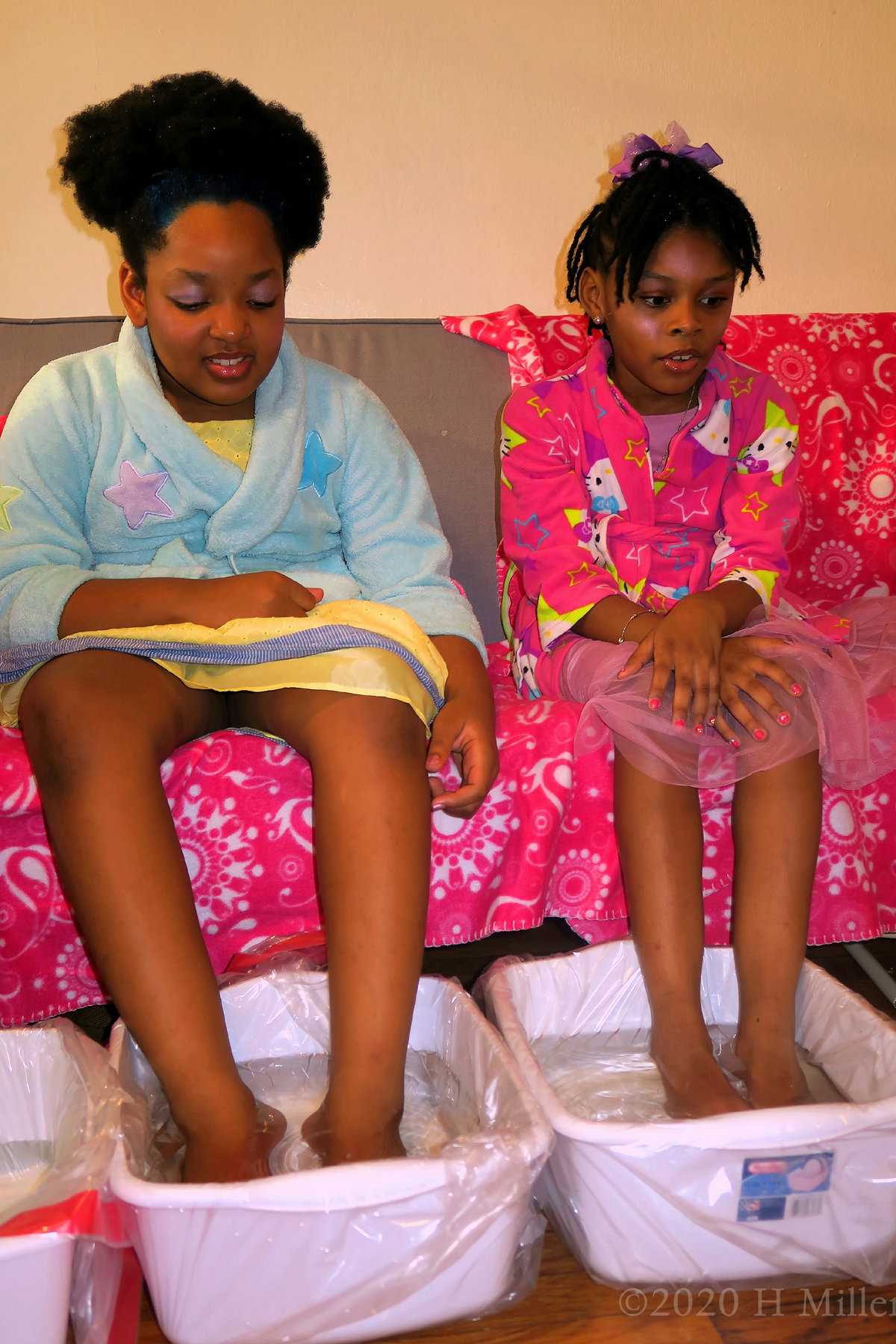 Lilah's 9th Kids Spa Birthday Party At Home Gallery 2 