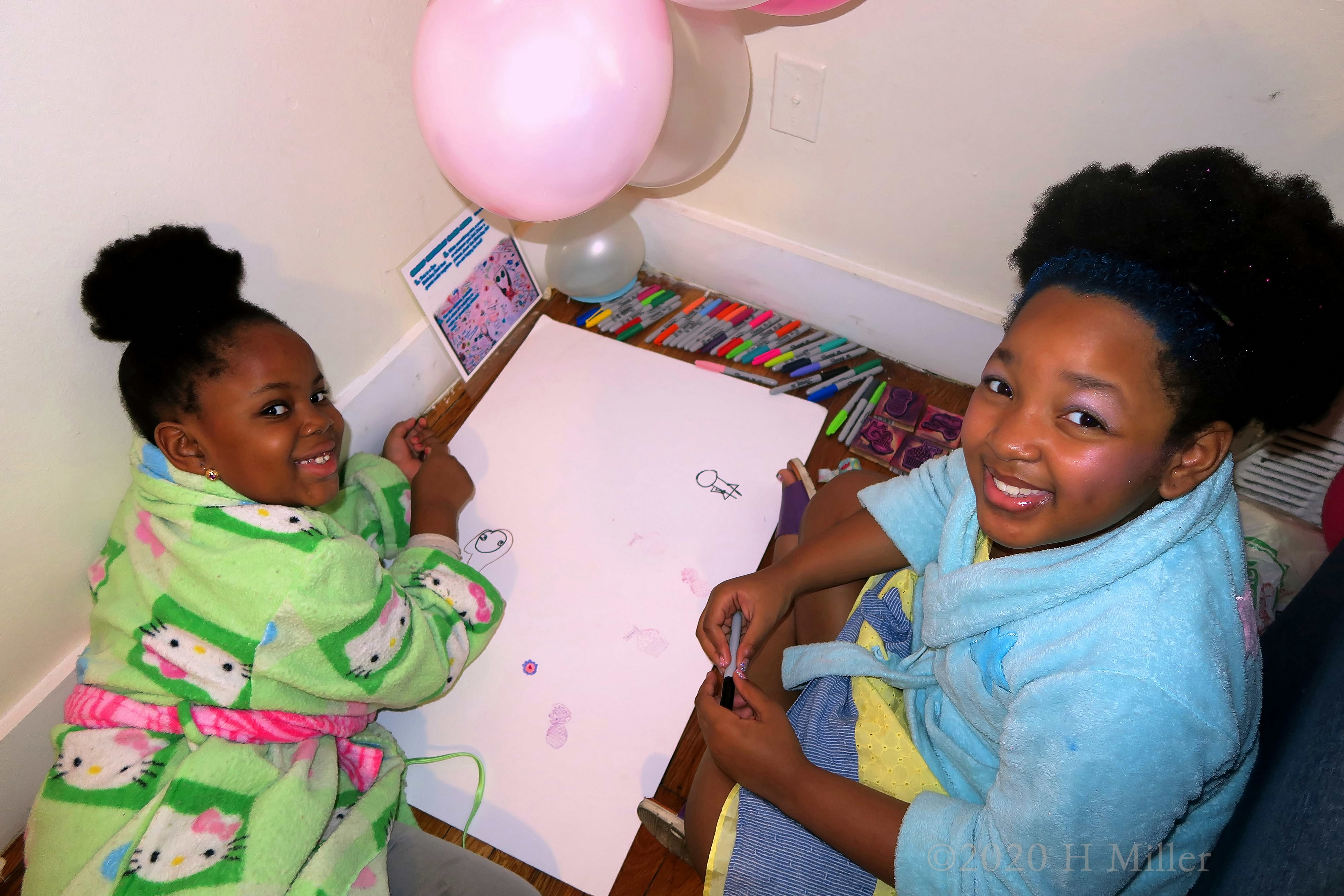 Lilah's 9th Kids Spa Birthday Party At Home Gallery Lilah's 9th Kids Spa Birthday Party At Home Gallery