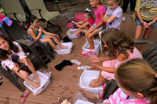 Luci's Girls Spa Party 2018