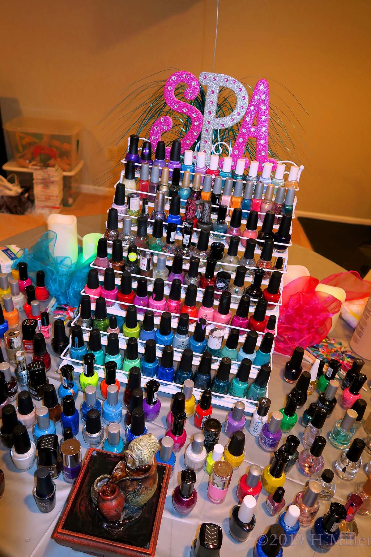 Amazing Nail Colors At The Kids Nail Salon For The Kids Spa Party!, 
