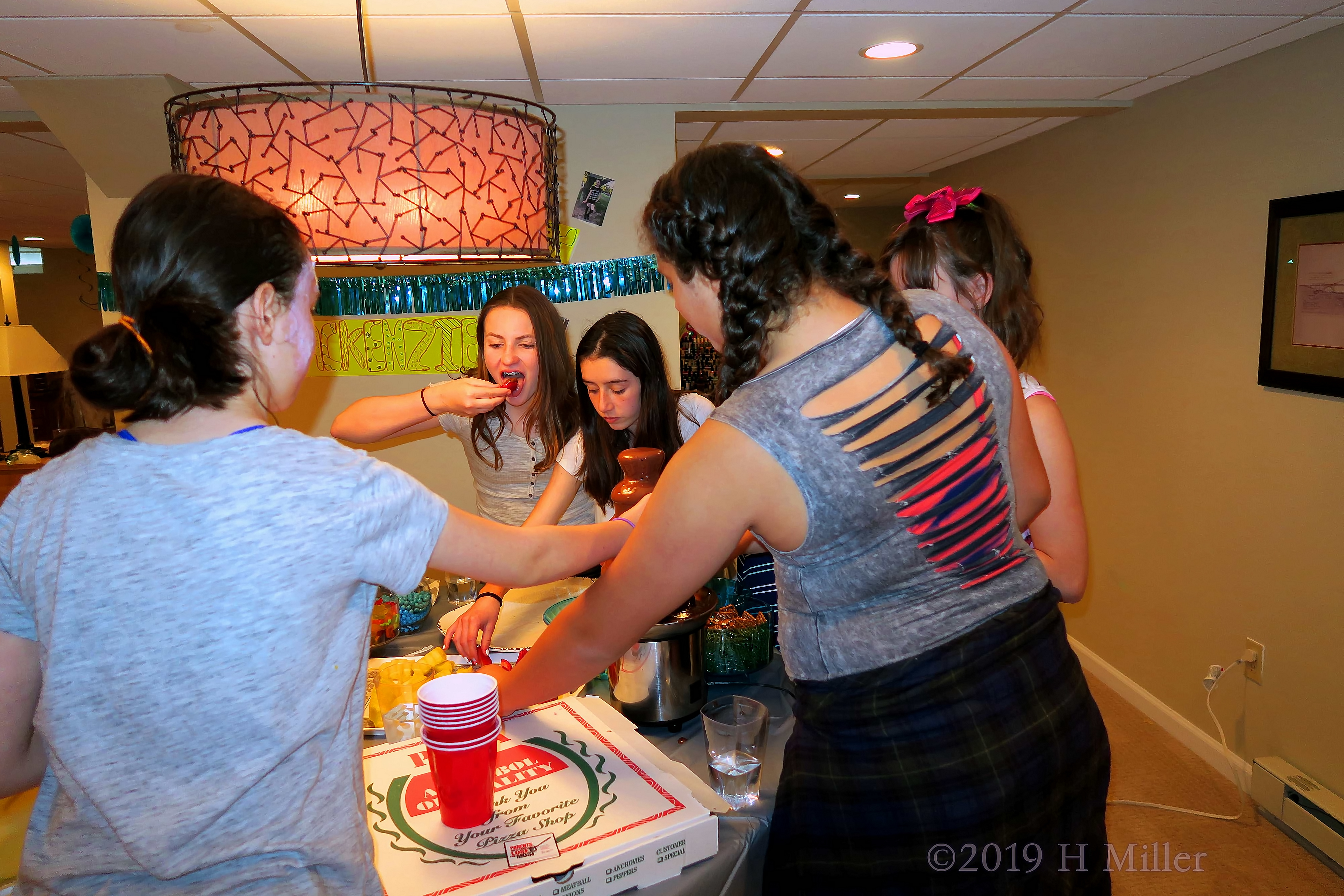 Kids Enjoying Chocolate Covered Snacks Kids Enjoying Chocolate Covered Snacks