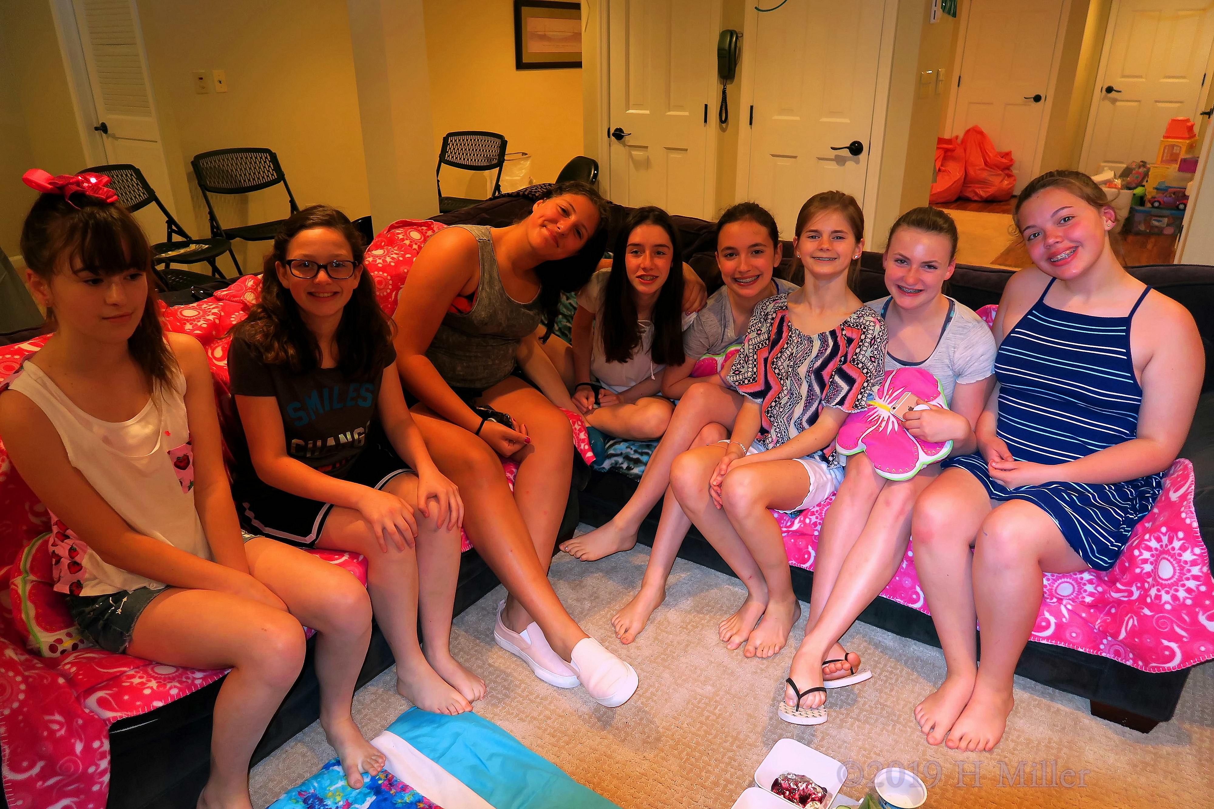 Mackenzie With Friends At Her Birthday Party Mackenzie With Friends At Her Birthday Party