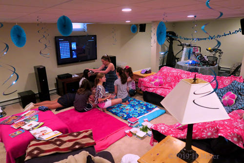 Group Photo At Mackenzie's Spa Party Group Photo At Mackenzie's Spa Party